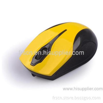 3d Optical Yellow Color Usb Cable Mouse 